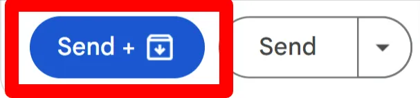 The Gmail Send and Archive button